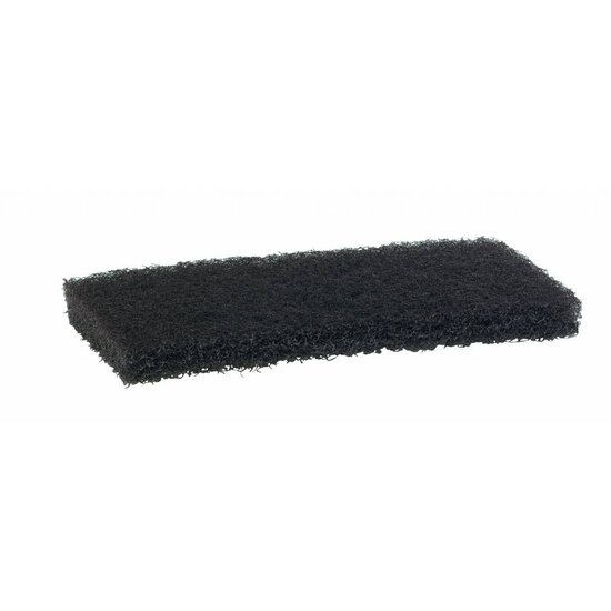 Huchem Scheuerpad hart schwarz 245 x 125 mm | Doodlebug | für Hand- und Stielpadhalter