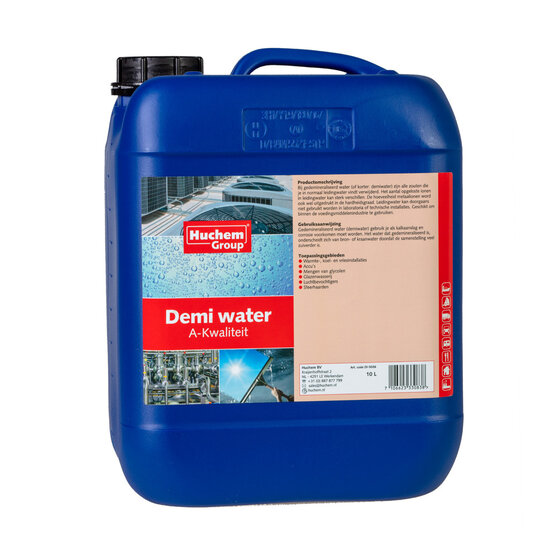 Huchem Demineralisiertes Wasser | Demi-Wasser | Osmosewasser | 10L
