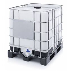 IBC Container 1000 l neuwertig | neue Innenblase und neuer Hahn | Multibox Tank