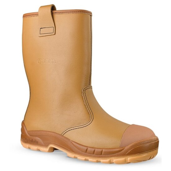 Huchem Jallatte Jalartic CAP Sicherheitsstiefel S3 | gefüttert | Stahlkappe | Gummi-Überkappe