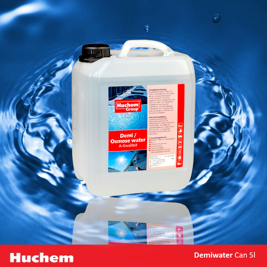 Huchem Demineralisiertes Wasser | 5L | Demi-Wasser | Entmineralisiert | Osmose