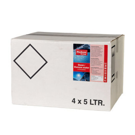 Huchem Demineralisiertes Wasser | 5L | Demi-Wasser | Entmineralisiert | Osmose