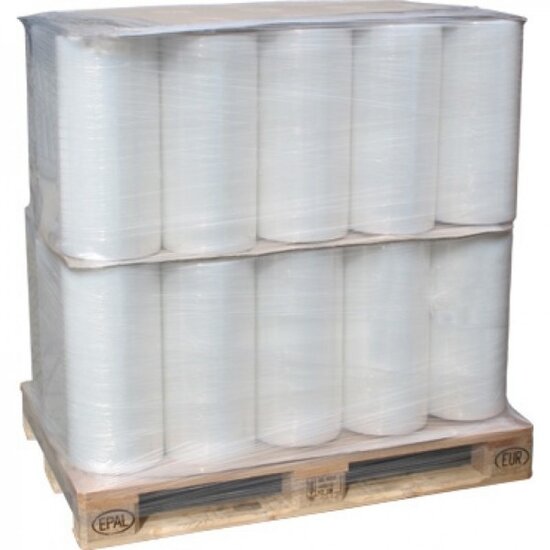 Huchem Maschinenstretchfolie transparent 500 mm x 1.500 m | 23 µm | 250 % Dehnung