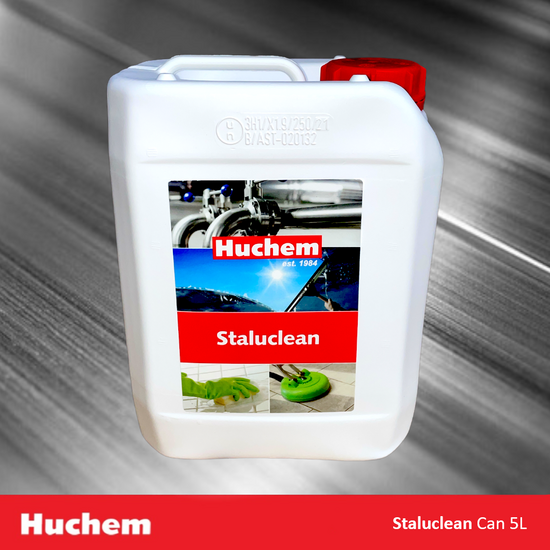 Huchem Edelstahl- & Aluminiumreiniger | 5L | Staluclean | Steelclean