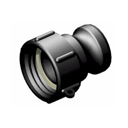 IBC-Adapter DIN 61 (S60x6) Innengewinde auf Camlock 1 1/2 Zoll | Vaterteil | Polypropylen