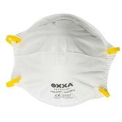 Oxxa FFP1 Staubmaske Atemschutzmaske | Feinstaubmaske weiß | 20 Stück