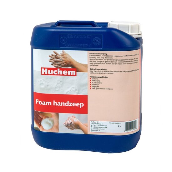 Huchem Handseife | Schaum | 5L | Nachfüllung | Schaumseife | Hygiene