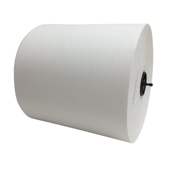 Huchem Handtuchrolle Matic weiß 2-lagig 21 cm x 150 m | Zellstoff | Karton 6 Rollen