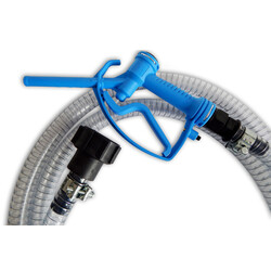 IBC Befüllset Solewasser & De-Icing | DIN 61 + 3 m Schlauch | Sicheres Umpumpen von Salzlösungen