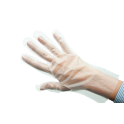 TPE Einweghandschuhe transparent | latexfrei | 200 Stück | Größe S bis XL