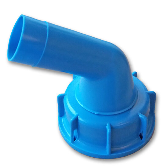 Huchem Ausgießer DIN 61 drehbar | HDPE mit PE-Schaumdichtung | für Kanister und IBC