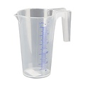 Huchem Messbecher 250 ml Kunststoff | mit Skala | beständig gegen Öle und Säuren