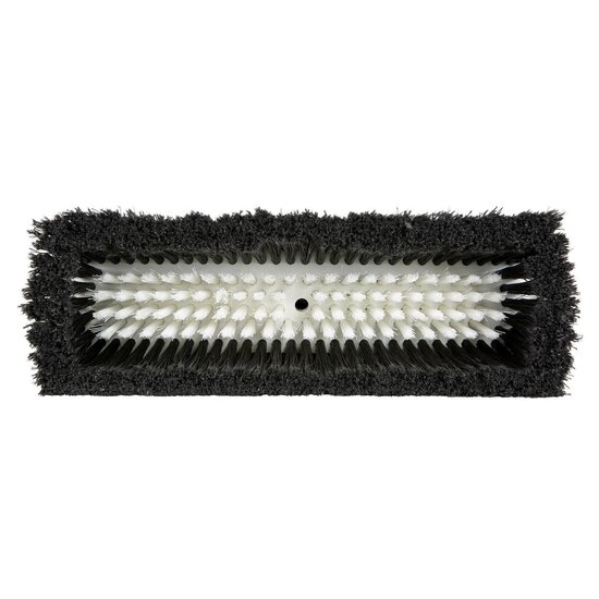 Huchem Solarpanel-Bürste mit Wasserdurchfluss 26 cm schwarz | Gardena-Anschluss | kratzfrei