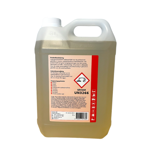 Huchem Geschirrspülmittel | Chlorfrei | 5L | Gastronomie | Flüssig | Catering | Hotel | Universal | Spülmaschine