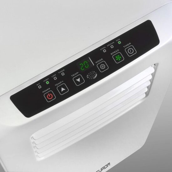 Huchem Eurom PAC 9.2 mobile Klimaanlage 9000 BTU | 2600 W | mit Entfeuchtungsfunktion