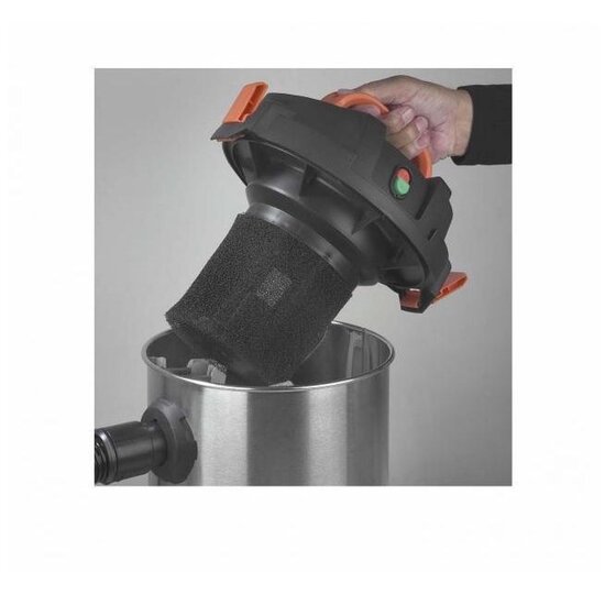 Huchem Eurom Force 1012 Nass-Trockensauger 1000 W 12 L | mit Blasfunktion | kompakt