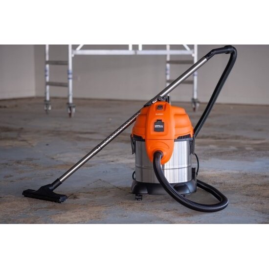 Huchem Eurom Force 1420S Nass-Trockensauger 1400 W 20 L | mit Gerätesteckdose | HEPA-Filter