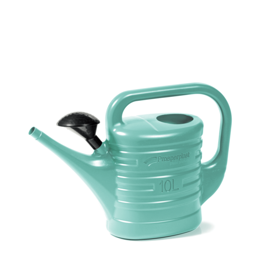 Huchem Gießkanne EOS 10 L | Kunststoff grün | mit Brauseaufsatz | ergonomisch