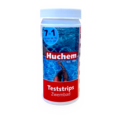 Huchem Pool-Teststreifen 7 in 1 | 50 Stück | pH, Chlor, Brom, Alkalinität, Cyanursäure