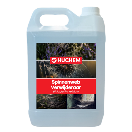Huchem Spinnwebenentferner | 5L | Biologischer Reiniger | Spider Web Remover | Web Free