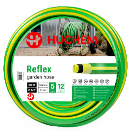 Gartenschlauch 3/4 Zoll 25 m | 5-lagig mit Tricot-Gewebe | Berstdruck 24 bar
