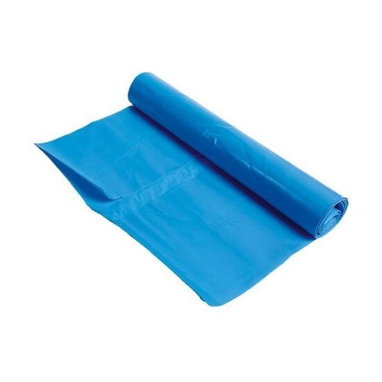 Huchem Müllsack groß ca. 130 l blau 80 x 110 cm | extra stark T70 | Rolle 20 Stück