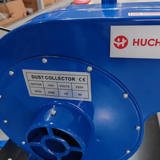 Huchem Staubabsauger | Luftkanal | ± 850 m³/h | inkl. Staubbeutel | Staubabscheider