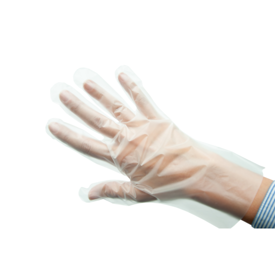Huchem Dieselhandschuhe LDPE transparent | Einweghandschuhe zum Tanken | 100 Stück