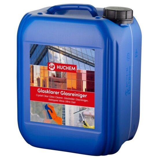 Huchem Glasklar | Glasreiniger | 10L | Professional | Multifunktional | Fenster | Glas