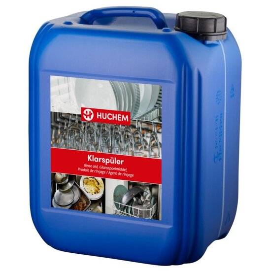 Huchem Klarspüler | 10L | Glanzspülmittel | Nachglanz | Gastronomie | Klarspülmittel | Geschirrspüler | Catering