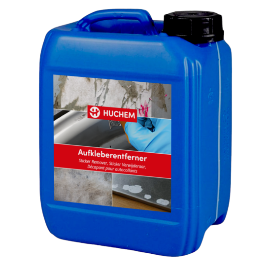 Huchem Aufkleberentferner | 5 L | Sticker Remover | Teer- & Klebereste-Entferner