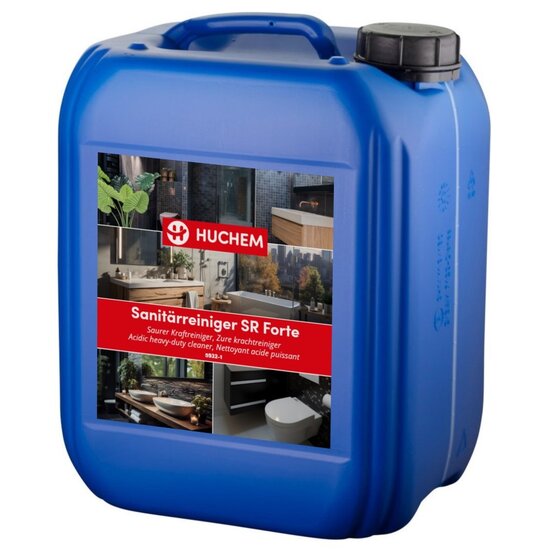 Huchem Sanitärreiniger SR Forte | Saurer Kraftreiniger | 10 liter