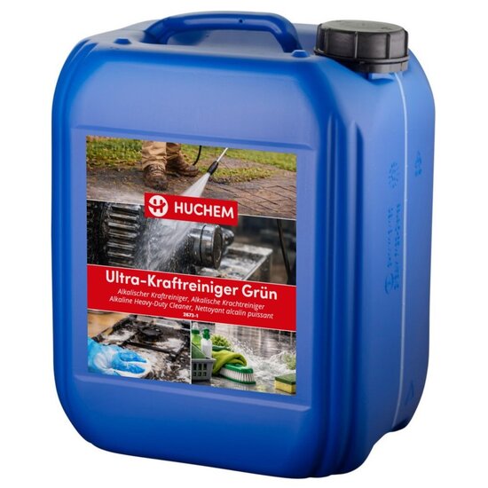 Huchem Ultra-Kraftreiniger Grün | Ultra Cleaner Green | Alkalischer Kraftreiniger | 10 liter