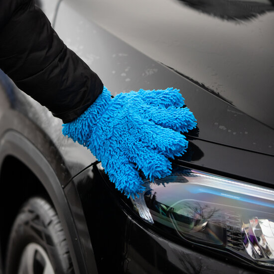 Huchem Waschhandschuh | Waschhandschuh | Hugo Wash | Premium | Mikrofaser-Reinigungshandschuh