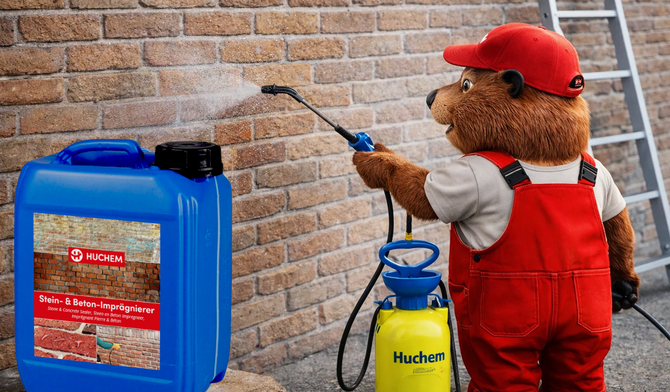 Fassade imprägnieren? Bestellen Sie die Stein- & Beton-Imprägnierung von Huchem!