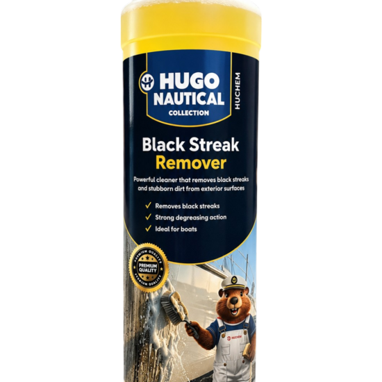 Huchem Schwarzstreifenentferner 1 L – Entferner für schwarze Streifen für Boot & Yacht | Hugo Maritim