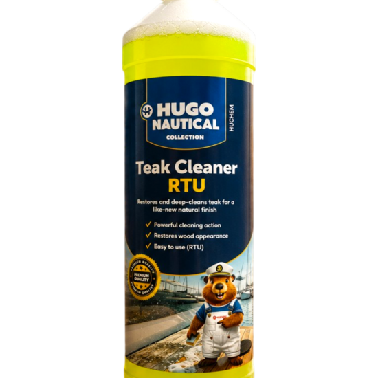 Huchem Teakreiniger RTU 1 L – Professioneller Teakholzreiniger für Boot & Yacht | Hugo Maritim