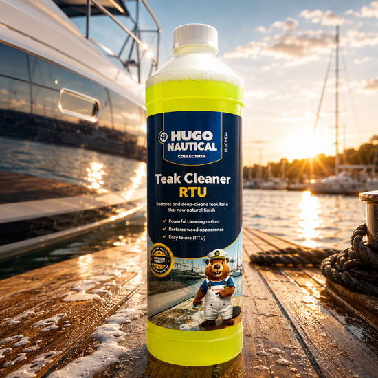 Huchem Teakreiniger RTU 1 L – Professioneller Teakholzreiniger für Boot & Yacht | Hugo Maritim
