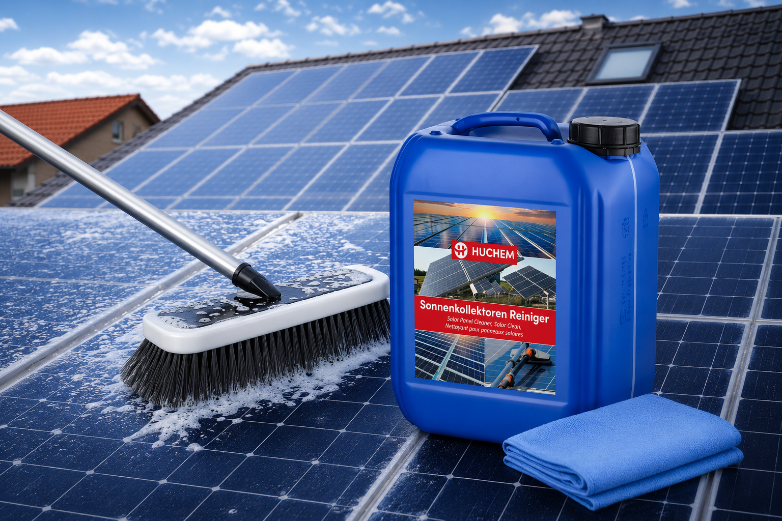 Wie reinige ich meine Solarmodule?