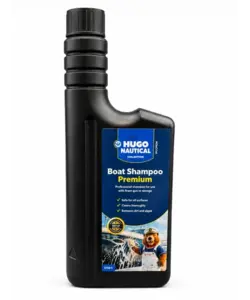Bootsshampoo Premium 0.5 L – Professionelles Bootsshampoo für glänzende und streifenfreie Ergebnisse | Hugo Maritim
