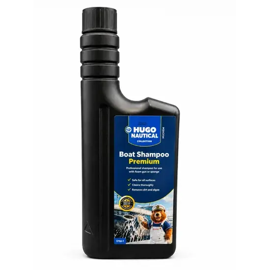 Huchem Bootsshampoo Premium 0.5 L – Professionelles Bootsshampoo für glänzende und streifenfreie Ergebnisse | Hugo Maritim
