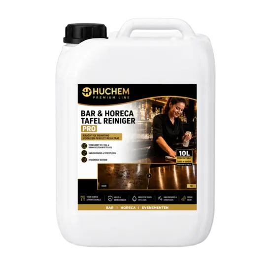 Huchem PRO-line Bar- & Gastro-Tischreiniger Pro | Professioneller Oberflächenreiniger | 10-L-Kanister