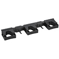 Vikan Vikan Hygienisches Hi-Flex Wandhaltersystem | 3 Klemmen + 2 Haken