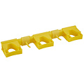 Vikan Vikan Hygienisches Hi-Flex Wandhaltersystem | 3 Klemmen + 2 Haken