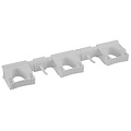 Vikan Vikan Hygienisches Hi-Flex Wandhaltersystem | 3 Klemmen + 2 Haken