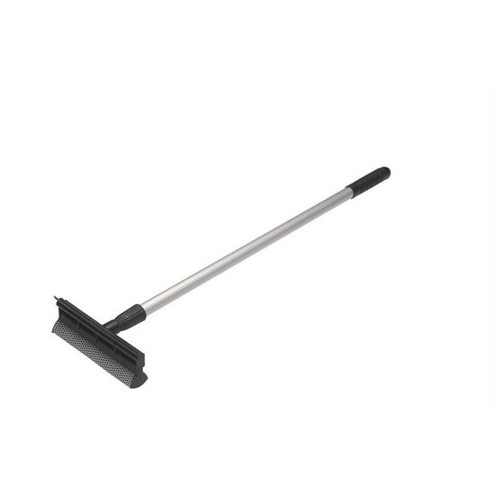 Vikan Vikan Fensterwischer | Abzieher & Schwamm mit Teleskopstiel | 60-125 cm