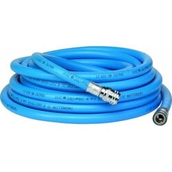 Warmwasserschlauch-Set 10/15/20 m – VIKAN | Lebensmittel/HACCP | 70 °C | 20 bar | inkl. Kupplungen