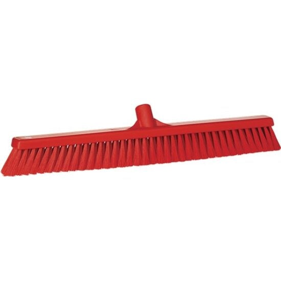 Vikan Besen breit Weich 61 cm – Professioneller Bodenbesen | Staub & feiner Schmutz