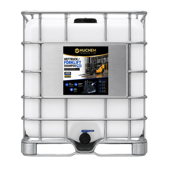 Huchem PRO-line Gabelstapler-Shampoo Pro | Industrieller Gabelstaplerreiniger | IBC 1000 L