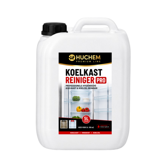Huchem PRO-line Kühlschrankreiniger Pro | Professioneller Hygienereiniger für Kühlschrank & Kühlzelle | 5-L-Kanister